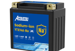 Acoucou YTX14A-BS Motorcycle Battery, 12V Sodium-Ion Battery