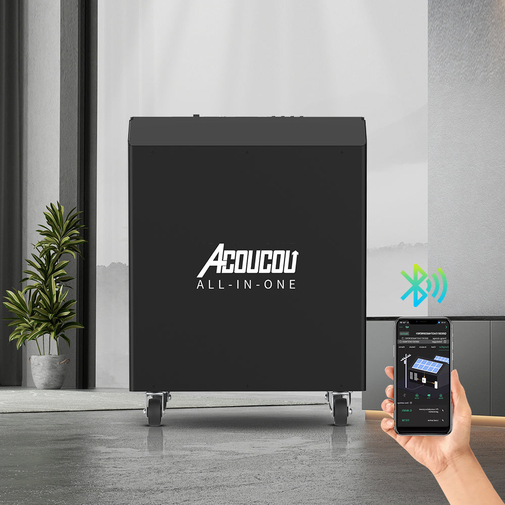 Acoucou All-In-One Built-In Inverter Solar Battery Energy Storage Home Backup Power Station