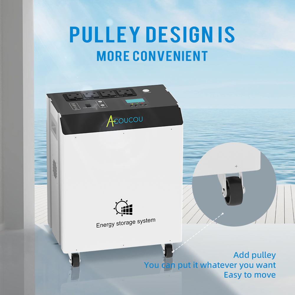 Acoucou HELIOS AIO S1 P5000 5000W Built-In Inverter Energy Storage - Acoucoubatteries